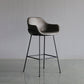 Contemporary Leather Armed Barstool Matte Finish Footrest Low Back Stool Clearhalo 'Bar Furniture' 'Bar Stools' 'bar_stools' 'furn' 'furn_bar_stools' 'Furniture' 'furniture_bar_stools' 'Kitchen & Dining Furniture' 4768947