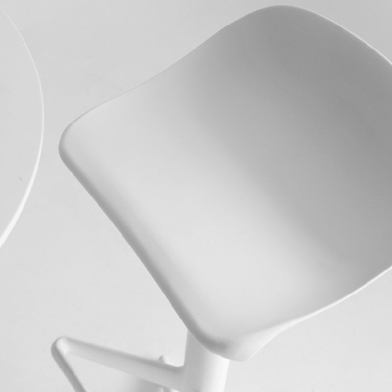 Modern Liftable Bar-stool Low Back Bar Stool with Metal Legs Clearhalo 'Bar Furniture' 'Bar Stools' 'bar_stools' 'furn' 'furn_bar_stools' 'Furniture' 'furniture_bar_stools' 'Kitchen & Dining Furniture' 4769007