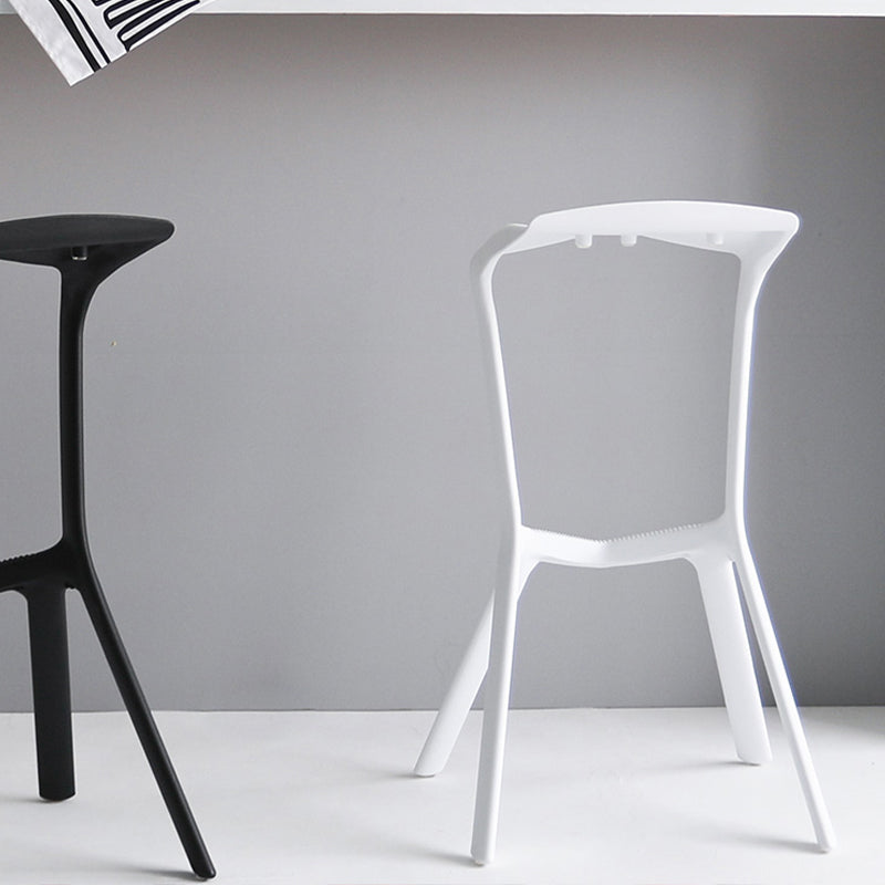 Modern Style Bar-stool Plastic Backless Bar Stool for Kitchen Bar with Plastic Legs Clearhalo 'Bar Furniture' 'Bar Stools' 'bar_stools' 'furn' 'furn_bar_stools' 'Furniture' 'furniture_bar_stools' 'Kitchen & Dining Furniture' 4769032