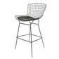 Contemporary Rectangle Bar and Counter Stool Metal Stool with 4 Legs Clearhalo 'Bar Furniture' 'Bar Stools' 'bar_stools' 'furn' 'furn_bar_stools' 'Furniture' 'furniture_bar_stools' 'Kitchen & Dining Furniture' 4769056