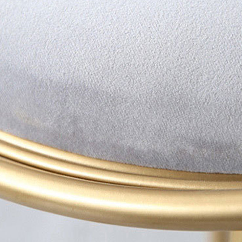 Scandinavian Bar and Counter Stool Low Back Stool with Sled Base in Gold Clearhalo 'Bar Furniture' 'Bar Stools' 'bar_stools' 'Furniture' 'furniture_bar_stools' 'Kitchen & Dining Furniture' 4769082