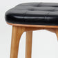 Modern Style Bar-stool PU Leather Counter Bar Stool with Wooden Legs Clearhalo 'Bar Furniture' 'Bar Stools' 'bar_stools' 'furn' 'furn_bar_stools' 'Furniture' 'furniture_bar_stools' 'Kitchen & Dining Furniture' 4769099