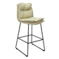 Metal Contemporary Kitchen Dining Room Armless Stool Low Back Bar Stool Clearhalo 'Bar Furniture' 'Bar Stools' 'bar_stools' 'Furniture' 'furniture_bar_stools' 'Kitchen & Dining Furniture' 4769116