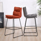 Metal Contemporary Kitchen Dining Room Armless Stool Low Back Bar Stool Clearhalo 'Bar Furniture' 'Bar Stools' 'bar_stools' 'Furniture' 'furniture_bar_stools' 'Kitchen & Dining Furniture' 4769132