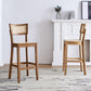 Contemporary Wood Kitchen Dining Room Stool Low Back Bar Armless Stool Clearhalo 'Bar Furniture' 'Bar Stools' 'bar_stools' 'furn' 'furn_bar_stools' 'Furniture' 'furniture_bar_stools' 'Kitchen & Dining Furniture' 4769149