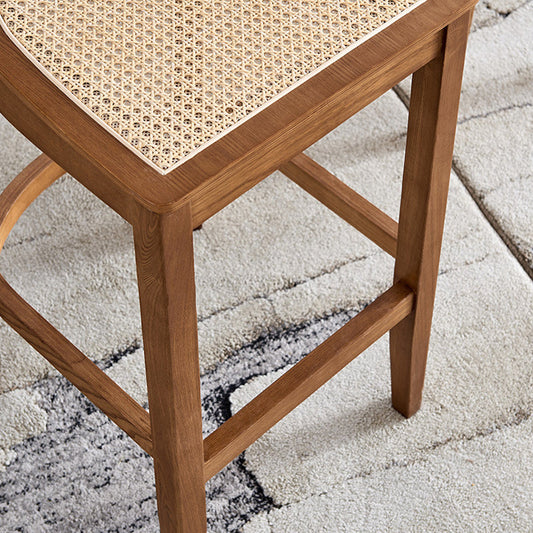 Contemporary Wood Kitchen Dining Room Stool Low Back Bar Armless Stool Clearhalo 'Bar Furniture' 'Bar Stools' 'bar_stools' 'furn' 'furn_bar_stools' 'Furniture' 'furniture_bar_stools' 'Kitchen & Dining Furniture' 4769151