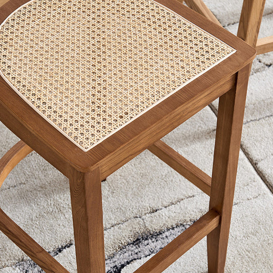 Contemporary Wood Kitchen Dining Room Stool Low Back Bar Armless Stool Clearhalo 'Bar Furniture' 'Bar Stools' 'bar_stools' 'furn' 'furn_bar_stools' 'Furniture' 'furniture_bar_stools' 'Kitchen & Dining Furniture' 4769153