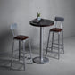 Industrial Leather Bar and Counter Stool Metal Stool with 4 Legs Clearhalo 'Bar Furniture' 'Bar Stools' 'bar_stools' 'furn' 'furn_bar_stools' 'Furniture' 'furniture_bar_stools' 'Kitchen & Dining Furniture' 4769160