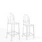 Scandinavian Design Plastic Counter Barstools Full Back Stools for Home Clearhalo 'Bar Furniture' 'Bar Stools' 'bar_stools' 'furn' 'furn_bar_stools' 'Furniture' 'furniture_bar_stools' 'Kitchen & Dining Furniture' 4769205