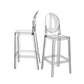 Scandinavian Design Plastic Counter Barstools Full Back Stools for Home Clearhalo 'Bar Furniture' 'Bar Stools' 'bar_stools' 'furn' 'furn_bar_stools' 'Furniture' 'furniture_bar_stools' 'Kitchen & Dining Furniture' 4769208
