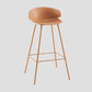 Contemporary Design Plastic Counter Barstools Low Back Stools for Home Orange 1 Piece Clearhalo 'Bar Furniture' 'Bar Stools' 'bar_stools' 'furn' 'furn_bar_stools' 'Furniture' 'furniture_bar_stools' 'Kitchen & Dining Furniture' 4769233