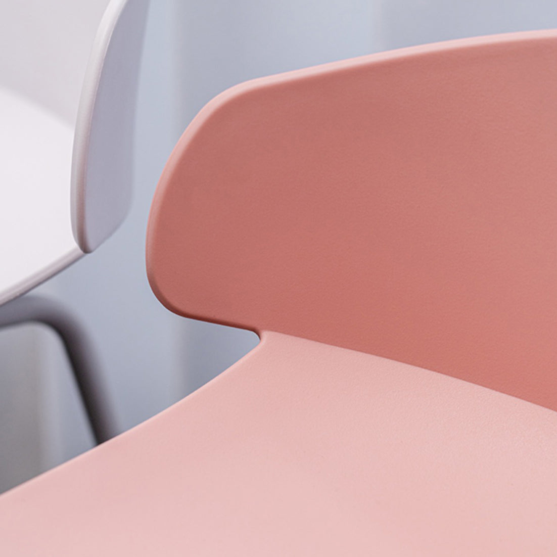 Contemporary Design Plastic Counter Barstools Low Back Stools for Home Clearhalo 'Bar Furniture' 'Bar Stools' 'bar_stools' 'furn' 'furn_bar_stools' 'Furniture' 'furniture_bar_stools' 'Kitchen & Dining Furniture' 4769235
