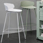 Contemporary Design Plastic Counter Barstools Low Back Stools for Home Clearhalo 'Bar Furniture' 'Bar Stools' 'bar_stools' 'furn' 'furn_bar_stools' 'Furniture' 'furniture_bar_stools' 'Kitchen & Dining Furniture' 4769240
