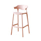 Plastic Contemporary Kitchen Dining Room Arm Stool Low Back Bar Stool Clearhalo 'Bar Furniture' 'Bar Stools' 'bar_stools' 'Furniture' 'furniture_bar_stools' 'Kitchen & Dining Furniture' 4769318
