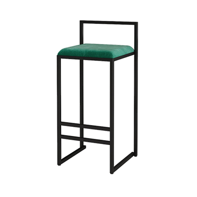 Contemporary Bar and Counter Stool Low Back Stool with Sled Base Clearhalo 'Bar Furniture' 'Bar Stools' 'bar_stools' 'furn' 'furn_bar_stools' 'Furniture' 'furniture_bar_stools' 'Kitchen & Dining Furniture' 4769429