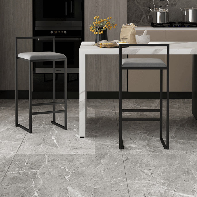 Contemporary Bar and Counter Stool Low Back Stool with Sled Base Clearhalo 'Bar Furniture' 'Bar Stools' 'bar_stools' 'furn' 'furn_bar_stools' 'Furniture' 'furniture_bar_stools' 'Kitchen & Dining Furniture' 4769432