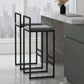 Contemporary Bar and Counter Stool Low Back Stool with Sled Base Clearhalo 'Bar Furniture' 'Bar Stools' 'bar_stools' 'furn' 'furn_bar_stools' 'Furniture' 'furniture_bar_stools' 'Kitchen & Dining Furniture' 4769442