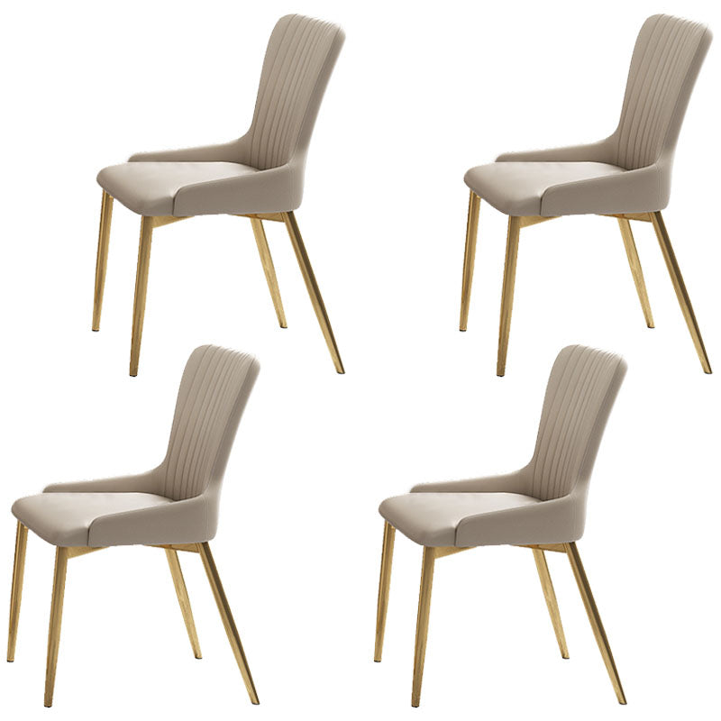 Glam 1/4/5/7 Pieces Dinette Set with White Sintered Stone Top Scalable Dining Table Set 4 Black-white Chairs Clearhalo 'Dining Room Sets' 'Dining Tables & Seating' 'dining_room_set' 'furn' 'furn_dining_room_set' 'Furniture' 'furniture_dining_room_set' 'Kitchen & Dining Furniture' 4769460