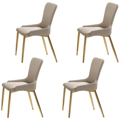 Glam 1/4/5/7 Pieces Dinette Set with White Sintered Stone Top Scalable Dining Table Set 4 Black-white Chairs Clearhalo 'Dining Room Sets' 'Dining Tables & Seating' 'dining_room_set' 'furn' 'furn_dining_room_set' 'Furniture' 'furniture_dining_room_set' 'Kitchen & Dining Furniture' 4769460