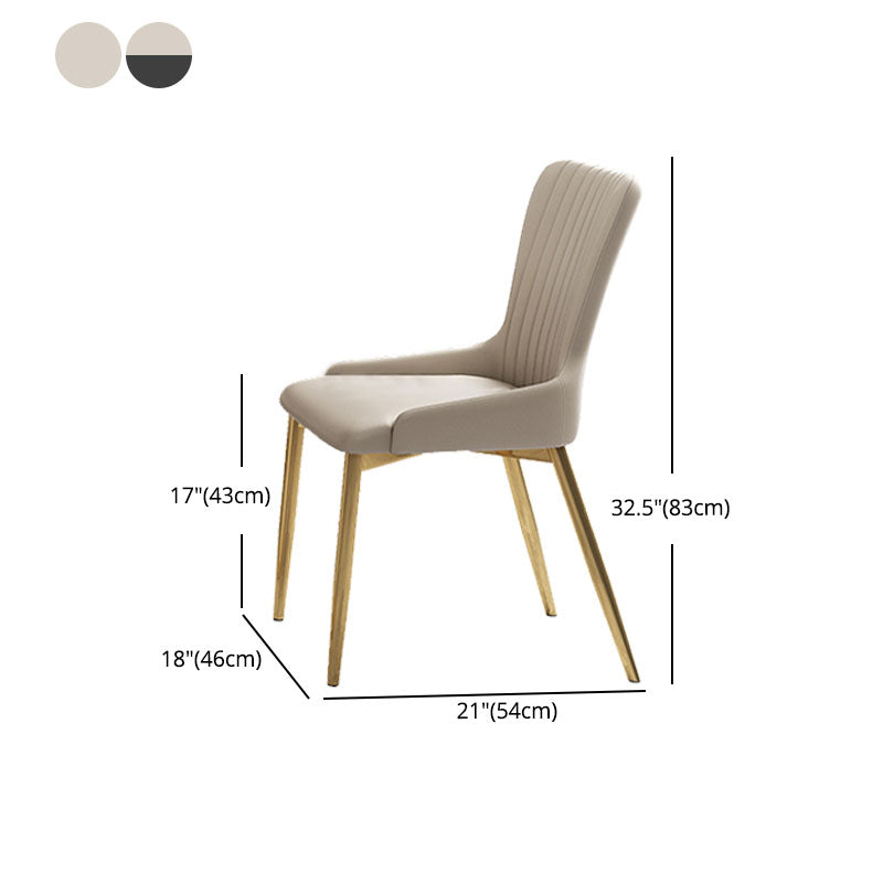 Glam 1/4/5/7 Pieces Dinette Set with White Sintered Stone Top Scalable Dining Table Set Clearhalo 'Dining Room Sets' 'Dining Tables & Seating' 'dining_room_set' 'furn' 'furn_dining_room_set' 'Furniture' 'furniture_dining_room_set' 'Kitchen & Dining Furniture' 4769473