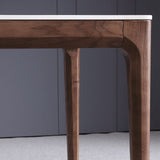 Modern 1/4/7 Pieces Dinette Set with White Sintered Stone Top Ash Wood Dining Table Set Clearhalo 'Dining Room Sets' 'Dining Tables & Seating' 'dining_room_set' 'furn' 'furn_dining_room_set' 'Furniture' 'furniture_dining_room_set' 'Kitchen & Dining Furniture' 4769477