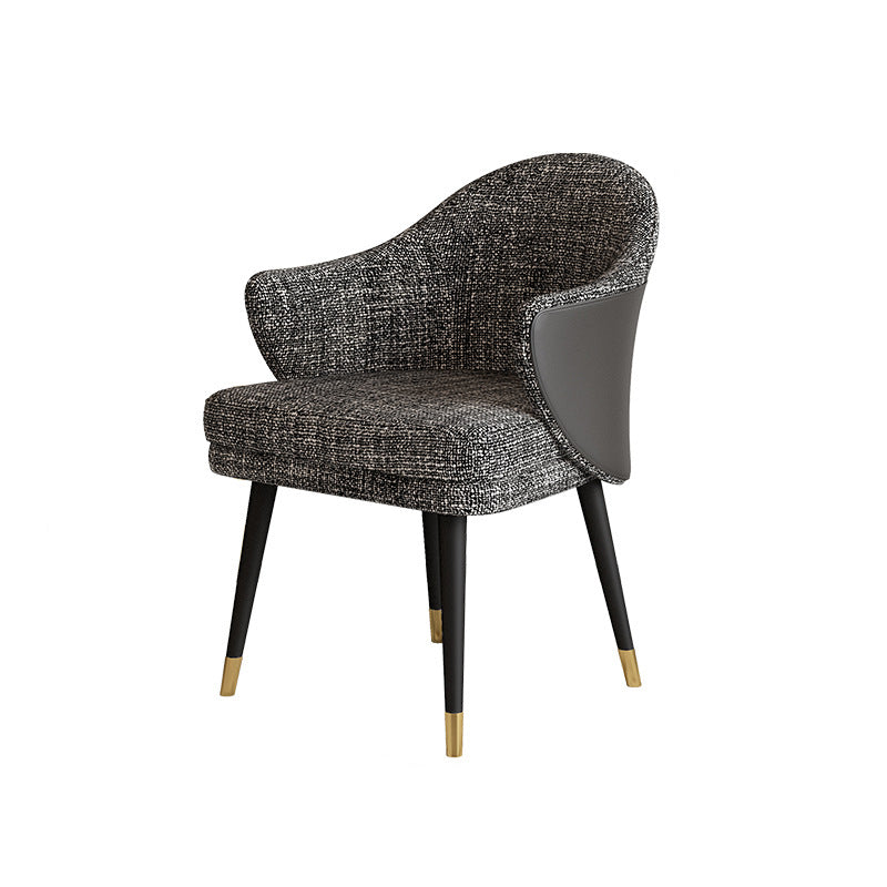 Contemporary 1/5 Pieces Dining Set Metal Dining Room Set for Home Use 1 Grey Chair Clearhalo 'Dining Room Sets' 'Dining Tables & Seating' 'dining_room_set' 'furn' 'furn_dining_room_set' 'Furniture' 'furniture_dining_room_set' 'Kitchen & Dining Furniture' 4769523