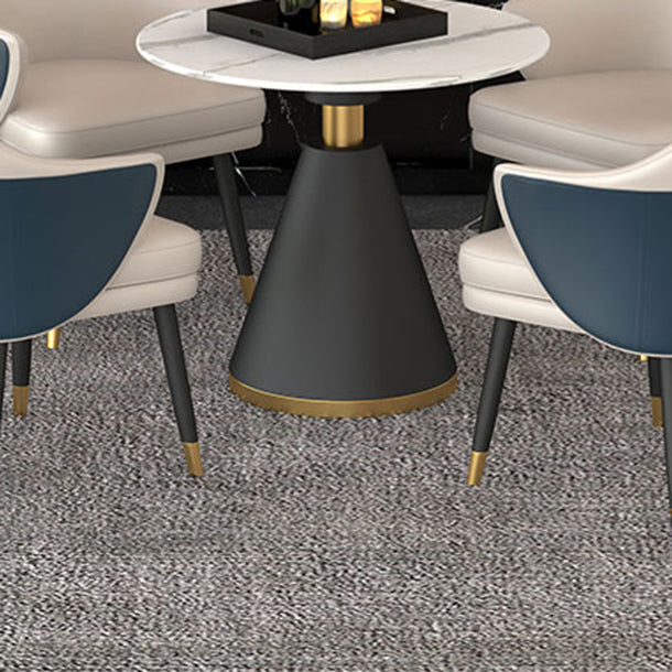 Contemporary 1/5 Pieces Dining Set Metal Dining Room Set for Home Use Clearhalo 'Dining Room Sets' 'Dining Tables & Seating' 'dining_room_set' 'furn' 'furn_dining_room_set' 'Furniture' 'furniture_dining_room_set' 'Kitchen & Dining Furniture' 4769532