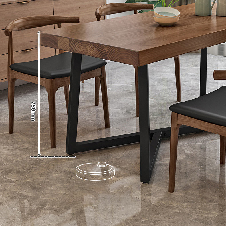 Modern 1/2/5 Pieces Dining Set Solid Wood Dining Table Set for Home Use Clearhalo 'Dining Room Sets' 'Dining Tables & Seating' 'dining_room_set' 'furn' 'furn_dining_room_set' 'Furniture' 'furniture_dining_room_set' 'Kitchen & Dining Furniture' 4769568