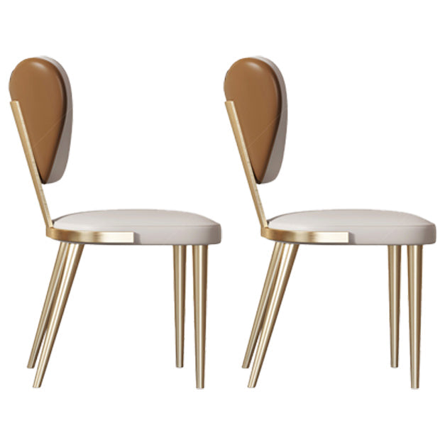 Luxury 1/2/5/7/9 Pieces Dining Set Sintered Stone Dining Table with Leather Chairs 2 White Chairs Clearhalo 'Dining Room Sets' 'Dining Tables & Seating' 'dining_room_set' 'furn' 'furn_dining_room_set' 'Furniture' 'furniture_dining_room_set' 'Kitchen & Dining Furniture' 4769578