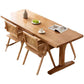 Modern 1/2/3/5 Pieces Beige Dinette Set Pine Wood Rectangle Dining Table Set 3 Pieces: Table, 2 Chairs Clearhalo 'Dining Room Sets' 'Dining Tables & Seating' 'dining_room_set' 'furn' 'furn_dining_room_set' 'Furniture' 'furniture_dining_room_set' 'Kitchen & Dining Furniture' 4769622