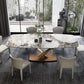 Nordic 1/2/5/6/7 Pieces Dining Set Sintered Stone Top Dining Table with Leather Chairs 7 Pieces: Table, 6 Chairs Clearhalo 'Dining Room Sets' 'Dining Tables & Seating' 'dining_room_set' 'furn' 'furn_dining_room_set' 'Furniture' 'furniture_dining_room_set' 'Kitchen & Dining Furniture' 4769633