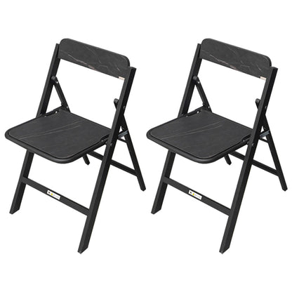 Modern 1/2/5/7 Pieces Foldable Dinette Set Black Wood Dining Table Set for Kitchen 2 Black Chairs Clearhalo 'Dining Room Sets' 'Dining Tables & Seating' 'dining_room_set' 'furn' 'furn_dining_room_set' 'Furniture' 'furniture_dining_room_set' 'Kitchen & Dining Furniture' 4769645