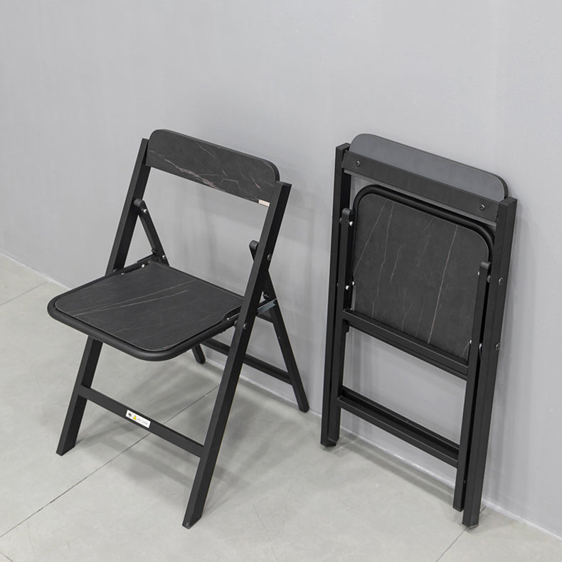 Modern 1/2/5/7 Pieces Foldable Dinette Set Black Wood Dining Table Set for Kitchen Clearhalo 'Dining Room Sets' 'Dining Tables & Seating' 'dining_room_set' 'furn' 'furn_dining_room_set' 'Furniture' 'furniture_dining_room_set' 'Kitchen & Dining Furniture' 4769654