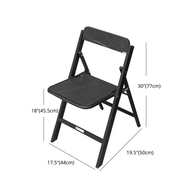 Modern 1/2/5/7 Pieces Foldable Dinette Set Black Wood Dining Table Set for Kitchen Clearhalo 'Dining Room Sets' 'Dining Tables & Seating' 'dining_room_set' 'furn' 'furn_dining_room_set' 'Furniture' 'furniture_dining_room_set' 'Kitchen & Dining Furniture' 4769658