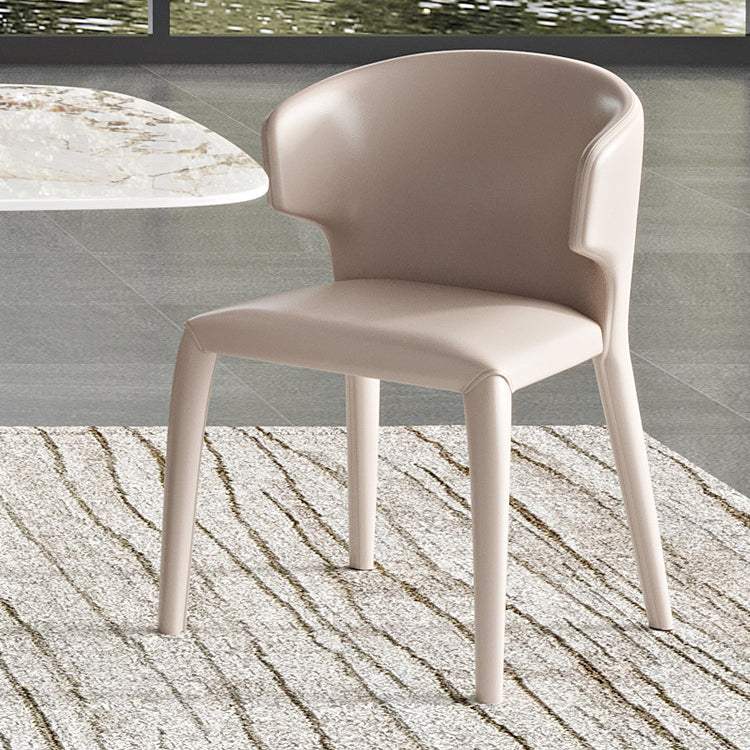 Designer Style 1/3/4/5/6 Pieces Dining Set Sintered Stone Dining Table with Leather Chairs Clearhalo 'Dining Room Sets' 'Dining Tables & Seating' 'dining_room_set' 'furn' 'furn_dining_room_set' 'Furniture' 'furniture_dining_room_set' 'Kitchen & Dining Furniture' 4769689