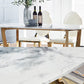 Glam 1/4/5/6/7 Pieces Dining Set Marble Dining Table Set for Dining Areas Clearhalo 'Dining Room Sets' 'Dining Tables & Seating' 'dining_room_set' 'furn' 'furn_dining_room_set' 'Furniture' 'furniture_dining_room_set' 'Kitchen & Dining Furniture' 4769765