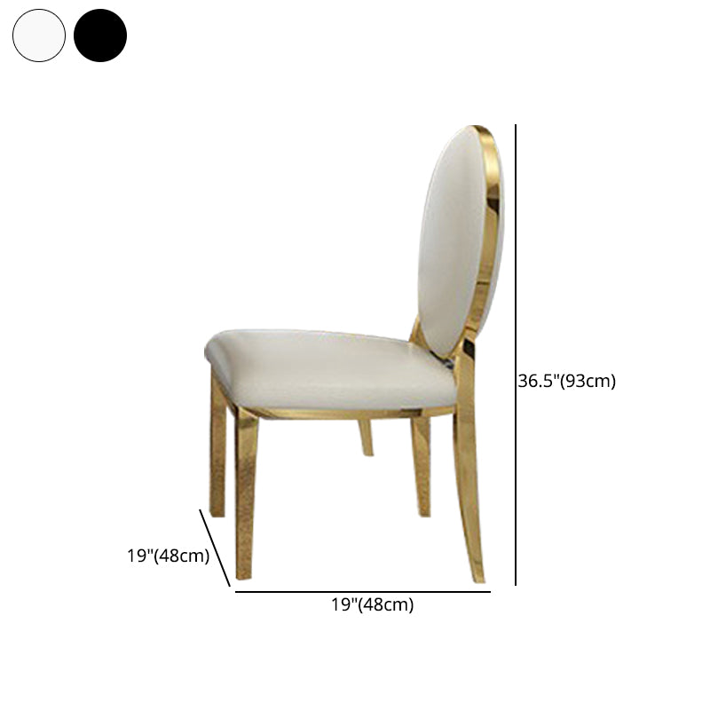 Glam 1/4/5/6/7 Pieces Dining Set Marble Dining Table Set for Dining Areas Clearhalo 'Dining Room Sets' 'Dining Tables & Seating' 'dining_room_set' 'furn' 'furn_dining_room_set' 'Furniture' 'furniture_dining_room_set' 'Kitchen & Dining Furniture' 4769771