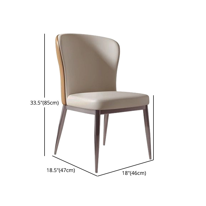 Nordic 1/2/5/6/7 Pieces Dining Set Sintered Stone Dining Table with Leather Chairs Clearhalo 'Dining Room Sets' 'Dining Tables & Seating' 'dining_room_set' 'furn' 'furn_dining_room_set' 'Furniture' 'furniture_dining_room_set' 'Kitchen & Dining Furniture' 4769786