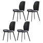 Modern 1/4/7 Pieces Dinette Set with Grey Sintered Stone Top Rectangle Dining Table Set 4 Dark Grey Chairs Clearhalo 'Dining Room Sets' 'Dining Tables & Seating' 'dining_room_set' 'furn' 'furn_dining_room_set' 'Furniture' 'furniture_dining_room_set' 'Kitchen & Dining Furniture' 4769792