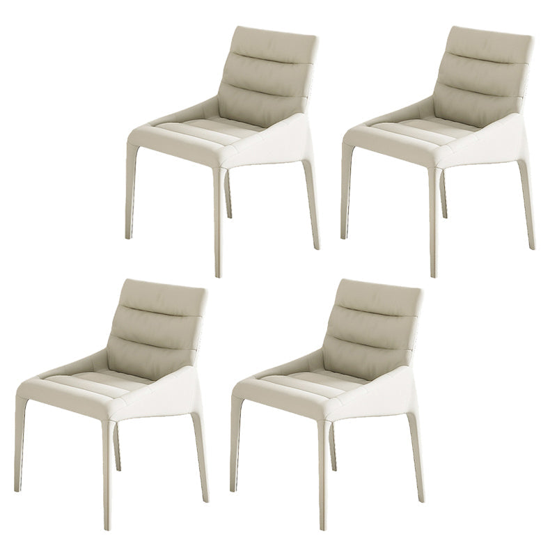 Glam 1/2/3/4/7 Pieces Dining Set Sintered Stone Dining Table Set for Dining Areas 4 Beige Chairs Clearhalo 'Dining Room Sets' 'Dining Tables & Seating' 'dining_room_set' 'furn' 'furn_dining_room_set' 'Furniture' 'furniture_dining_room_set' 'Kitchen & Dining Furniture' 4769813