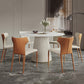 Glam 1/2/3/4/7 Pieces Dining Set Sintered Stone Dining Table Set for Dining Areas Clearhalo 'Dining Room Sets' 'Dining Tables & Seating' 'dining_room_set' 'furn' 'furn_dining_room_set' 'Furniture' 'furniture_dining_room_set' 'Kitchen & Dining Furniture' 4769822