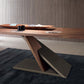 Industrial Pine Wood Table for Restaurant Rectangle Dining Table with Pedestal Base Clearhalo 'Dining Tables & Seating' 'Dining Tables' 'dining_table' 'furn' 'furn_dining_table' 'Furniture' 'furniture_dining_table' 'Kitchen & Dining Furniture' 'kitchen' 'kitchen_dining_table' 4769891