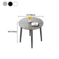 31.5-inch Metal Industrial Dining Table Sintered Stone Top Table with 4 Legs Clearhalo 'Dining Tables & Seating' 'Dining Tables' 'dining_table' 'furn' 'furn_dining_table' 'Furniture' 'furniture_dining_table' 'Kitchen & Dining Furniture' 'kitchen' 'kitchen_dining_table' 4769912