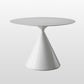 Metal Modern Round Dining Table Sintered Stone Table for Dining Room White Without Chairs Clearhalo 'Dining Tables & Seating' 'Dining Tables' 'dining_table' 'furn' 'furn_dining_table' 'Furniture' 'furniture_dining_table' 'Kitchen & Dining Furniture' 'kitchen' 'kitchen_dining_table' 4769929
