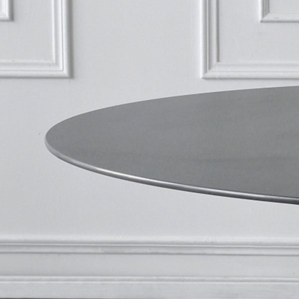 Metal Modern Round Dining Table Sintered Stone Table for Dining Room Clearhalo 'Dining Tables & Seating' 'Dining Tables' 'dining_table' 'furn' 'furn_dining_table' 'Furniture' 'furniture_dining_table' 'Kitchen & Dining Furniture' 'kitchen' 'kitchen_dining_table' 4769932