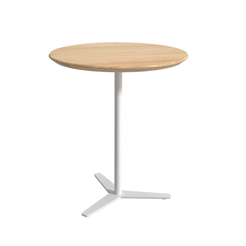 Metal Modern Round Dining Table Pine Wood Top Table for Kitchen Natural Without Chairs Clearhalo 'Dining Tables & Seating' 'Dining Tables' 'dining_table' 'furn' 'furn_dining_table' 'Furniture' 'furniture_dining_table' 'Kitchen & Dining Furniture' 'kitchen' 'kitchen_dining_table' 4769957