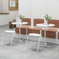 Metal Modern Round Dining Table Pine Wood Top Table for Kitchen Clearhalo 'Dining Tables & Seating' 'Dining Tables' 'dining_table' 'furn' 'furn_dining_table' 'Furniture' 'furniture_dining_table' 'Kitchen & Dining Furniture' 'kitchen' 'kitchen_dining_table' 4769964