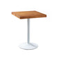 Metal Industrial Indoor Table Pine Solid Wood Top Table for Dining Room Square 27.6"L x 27.6"W x 29.5"H Without Chairs Clearhalo 'Dining Tables & Seating' 'Dining Tables' 'dining_table' 'furn' 'furn_dining_table' 'Furniture' 'furniture_dining_table' 'Kitchen & Dining Furniture' 'kitchen' 'kitchen_dining_table' 4769971
