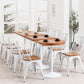 Metal Industrial Indoor Table Pine Solid Wood Top Table for Dining Room Clearhalo 'Dining Tables & Seating' 'Dining Tables' 'dining_table' 'furn' 'furn_dining_table' 'Furniture' 'furniture_dining_table' 'Kitchen & Dining Furniture' 'kitchen' 'kitchen_dining_table' 4769981
