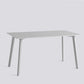 Modern Solid Wood Dinette Table Rectangle Home Desk 4 Legs Dining Table Grey Without Chairs Clearhalo 'Dining Tables & Seating' 'Dining Tables' 'dining_table' 'furn' 'furn_dining_table' 'Furniture' 'furniture_dining_table' 'Kitchen & Dining Furniture' 'kitchen' 'kitchen_dining_table' 4770031